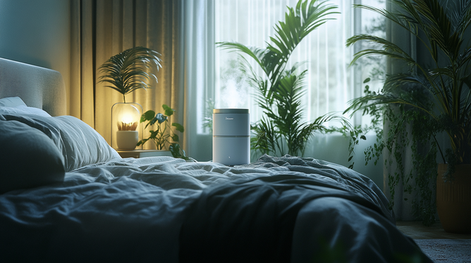 Purificador de ar para quarto: qualidade do sono melhorada