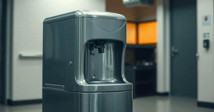 Bebedouro industrial pequeno &eacute; a solu&ccedil;&atilde;o ideal para espa&ccedil;os compactos e alta demanda de &aacute;gua