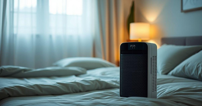 Purificador de ar para quarto &eacute; essencial para um sono saud&aacute;vel e confort&aacute;vel