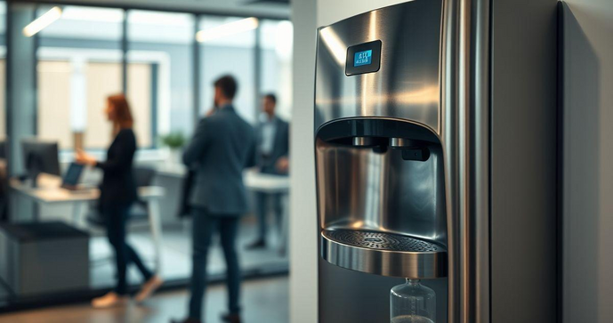 Bebedouro industrial de parede &eacute; a solu&ccedil;&atilde;o ideal para ambientes corporativos e industriais